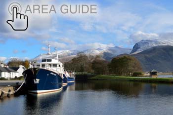 Snow on Ben Nevis from Corpach