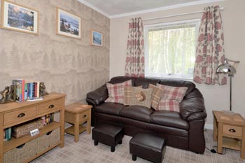 Living room and dining area